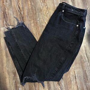 A&F High Rise Mom Jean